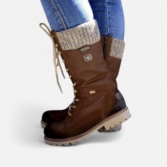 Old World | Damskie wodoodporne i antypoślizgowe buty zimowe 0