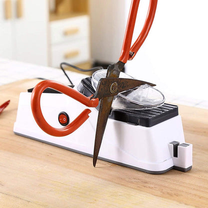 Ostrzał noża elektryczna z turbosprężarymi nożami silnikowymi wyostrzonymi w ciągu 5 sekund, ładowanie USB dla wszystkich dźwięków
