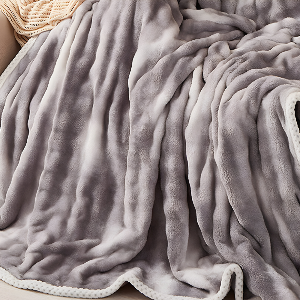 Pluszowy, zimowy kocyk – dwustronny, ultramiękki koc na sofę i łóżko 4