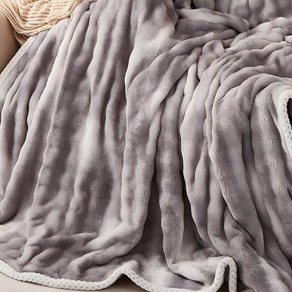 Pluszowy, zimowy kocyk – dwustronny, ultramiękki koc na sofę i łóżko 4