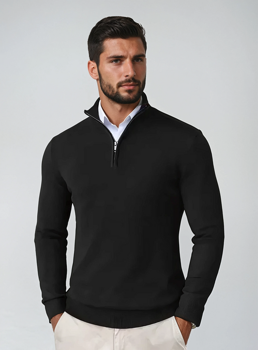 Premium | Męski sweter rozpinany na zamek
