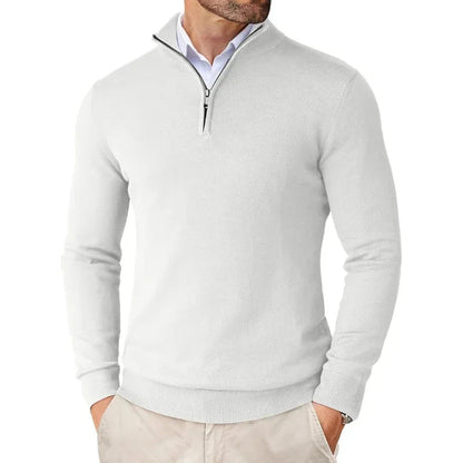 Premium | Męski sweter rozpinany na zamek