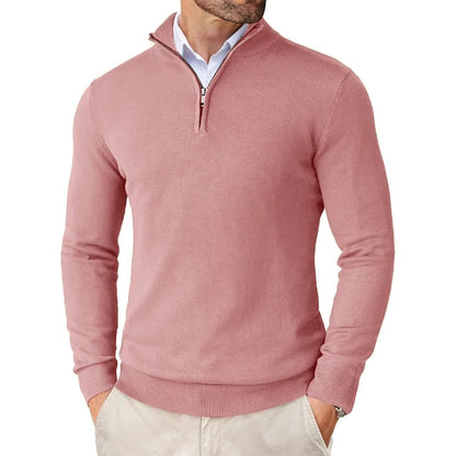Premium | Męski sweter rozpinany na zamek