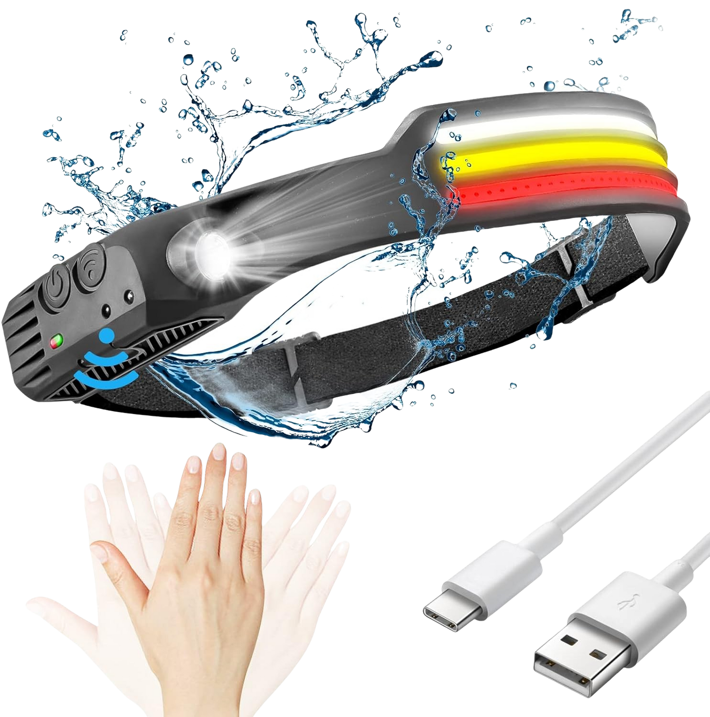 Reflektor LED z 230º Widoczność światła, lekkie i regulowane oświetlenie do zajęć na zewnątrz