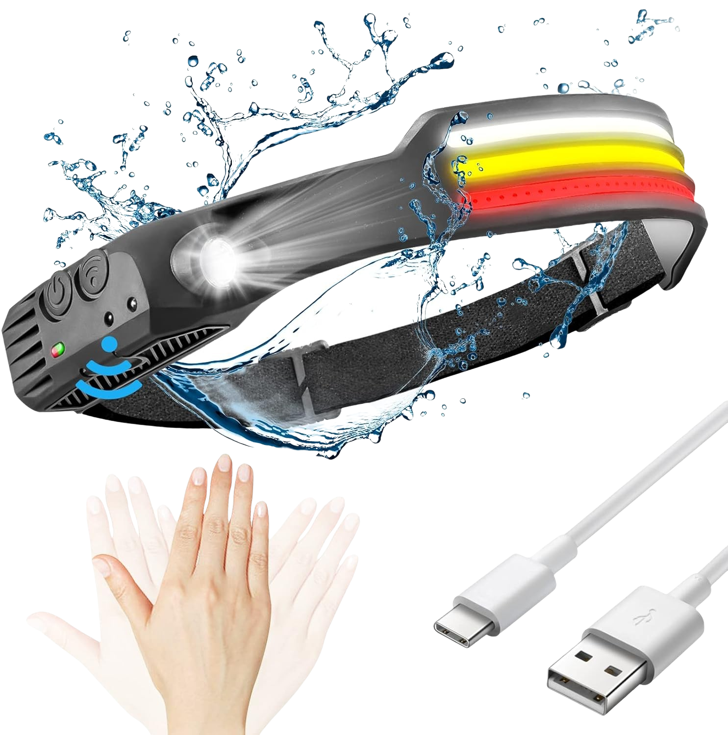 Reflektor LED z 230º Widoczność światła, lekkie i regulowane oświetlenie do zajęć na zewnątrz