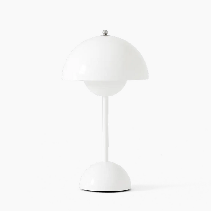 Ściemna lampa stołowa LED - elegancka bezprzewodowa lampa stołowa w nowoczesnym projekcie domu i biura
