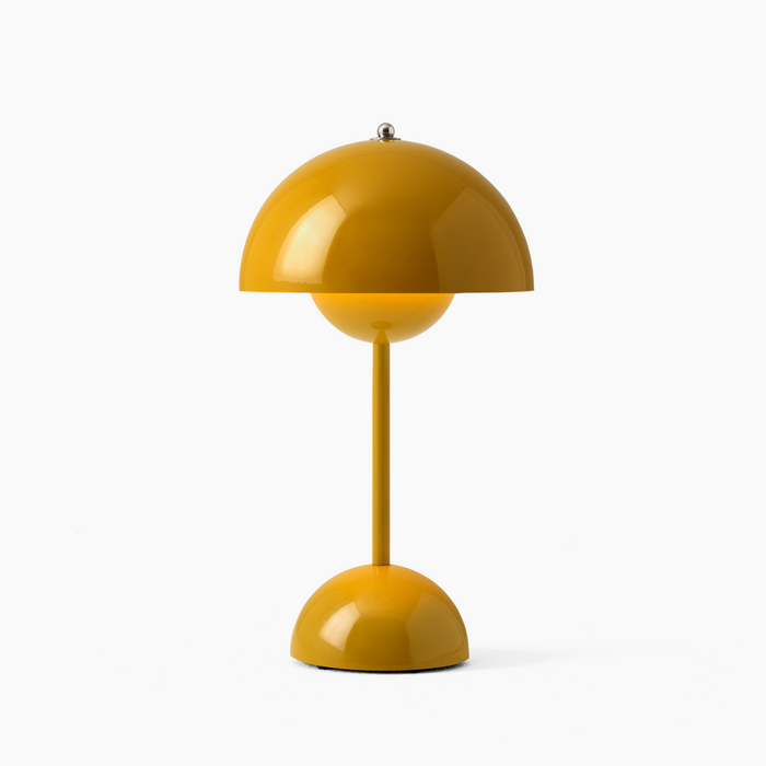 Ściemna lampa stołowa LED - elegancka bezprzewodowa lampa stołowa w nowoczesnym projekcie domu i biura