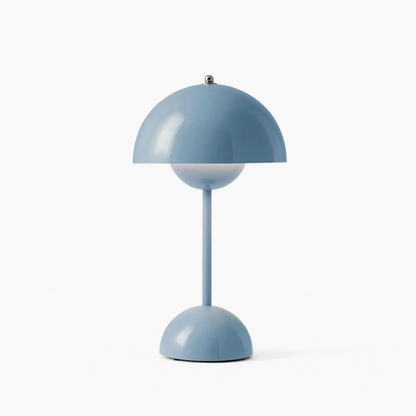 Ściemna lampa stołowa LED - elegancka bezprzewodowa lampa stołowa w nowoczesnym projekcie domu i biura