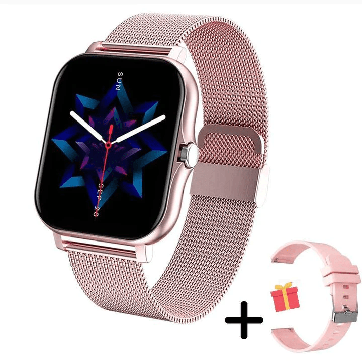 Smartwatch damski | Zegarek fitness dla aktywnych kobiet z monitorowaniem stanu zdrowia i trybami sportowymi