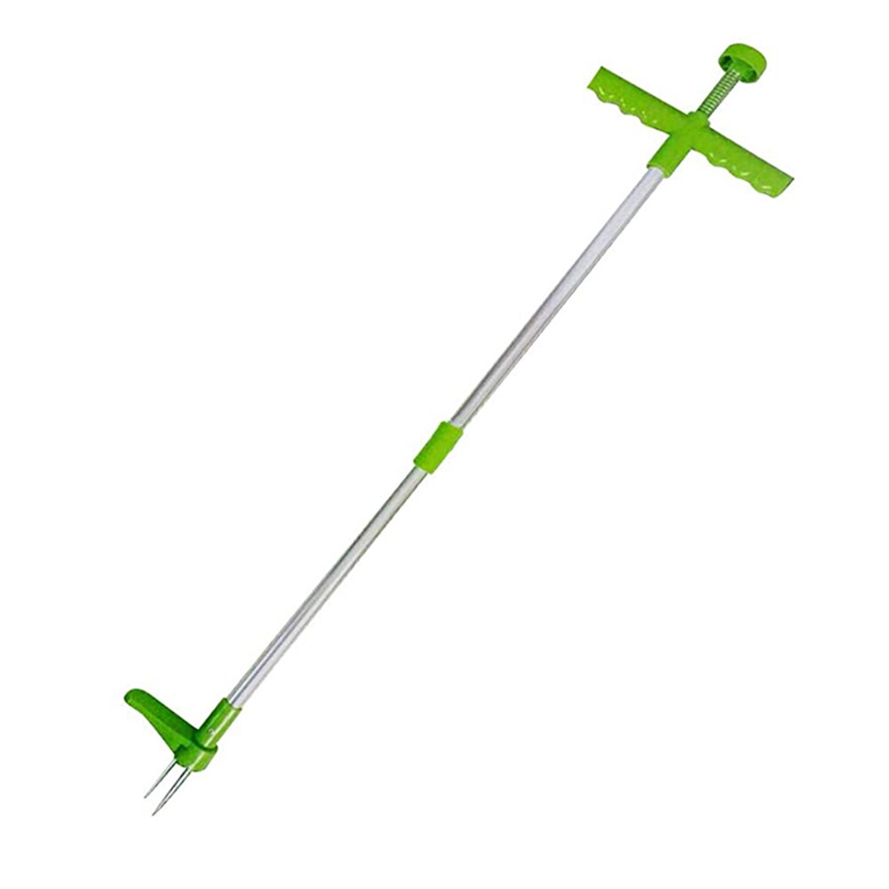Stojąc zmywacza z chwastem z uchwytem teleskopowym - ergonomiczne, skuteczne usuwanie korzeni dla chwastów bez wysiłku usuwają w ogrodzie