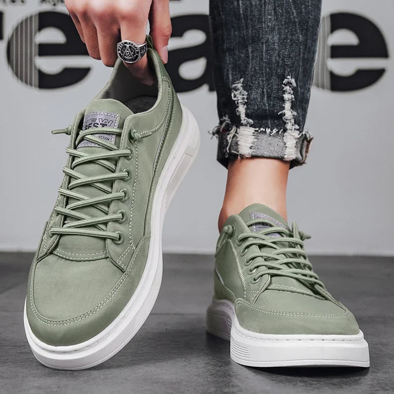 Stylowe trampki męskie wykonane z wysokiej jakości materialnych niewidomych bez poślizgu Wolne Buty w stylu specyfikacji Przewodnik stylizacji