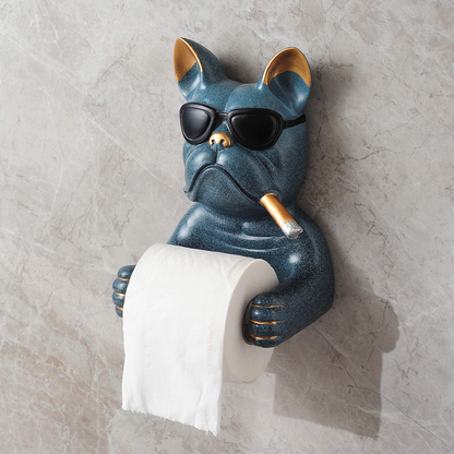Stylowy uchwyt papieru toaletowego bez wiercenia - 1000 g Papier toaletowy wykonany z wysokiej jakości materiału z unikalnym designem
