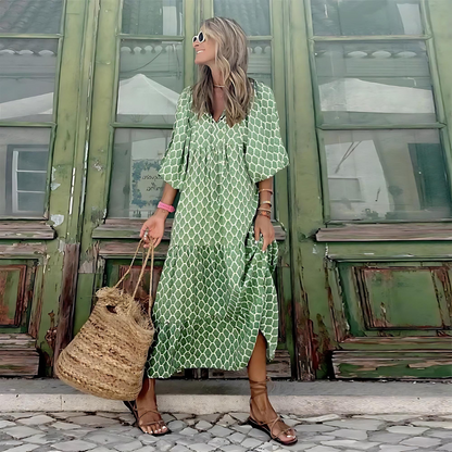 Sukienka Maxi | Moda damska na letnie imprezy ogrodowe i brunche