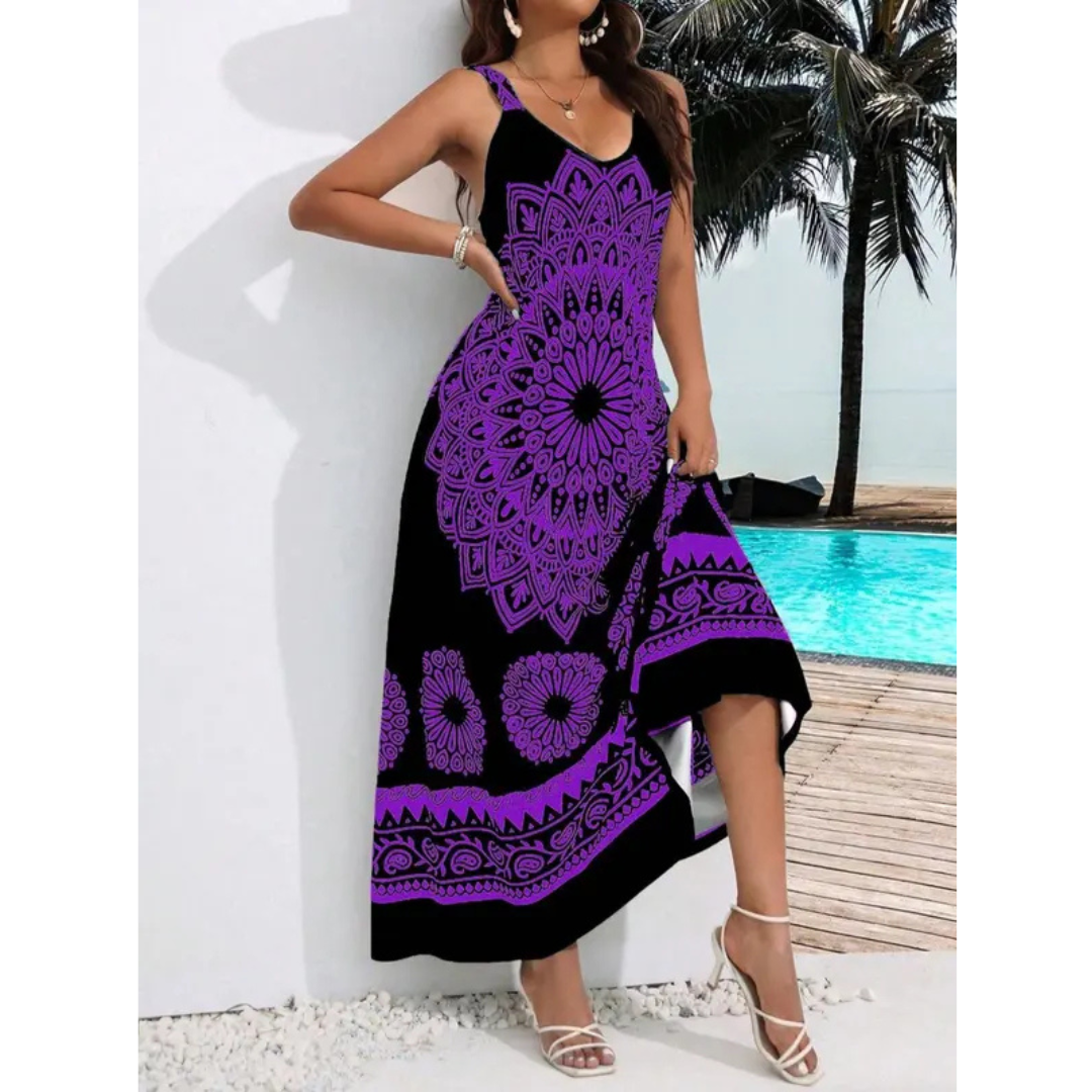 Sukienka maxi | Długie sukienki dla kobiet plus size na lato