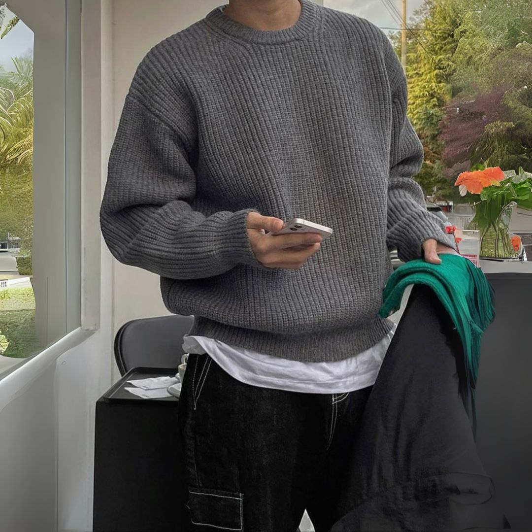 Sweter z okrągłym dekoltem Dziedzictwo  