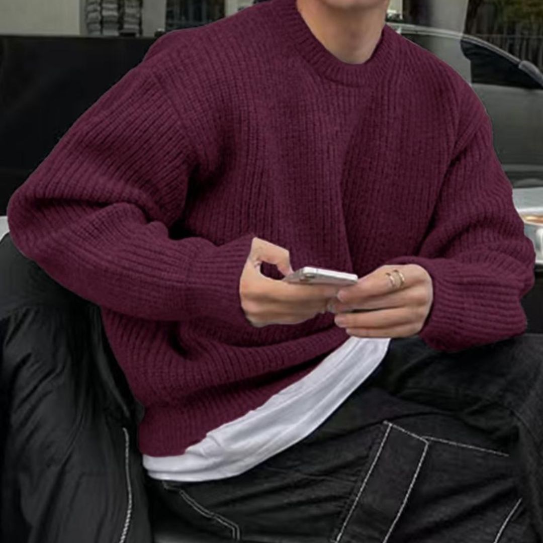 Sweter z okrągłym dekoltem Heritage Knit 1