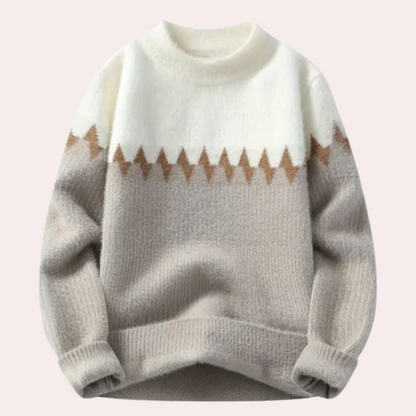 Tanner - Prosty zimowy sweter dla mężczyzn