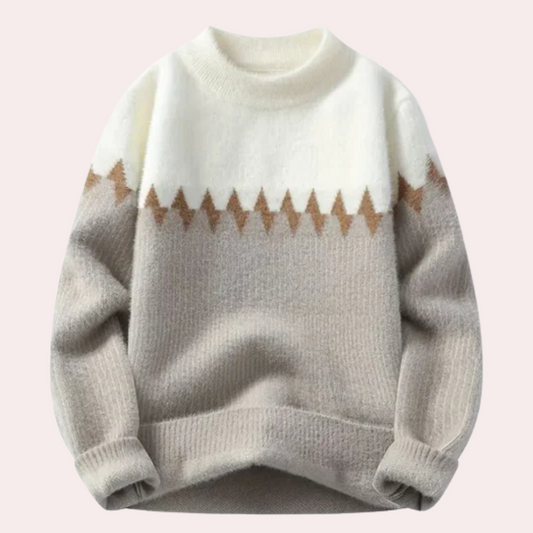 Tanner - Prosty zimowy sweter dla mężczyzn