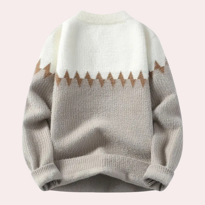 Tanner - Prosty zimowy sweter dla mężczyzn