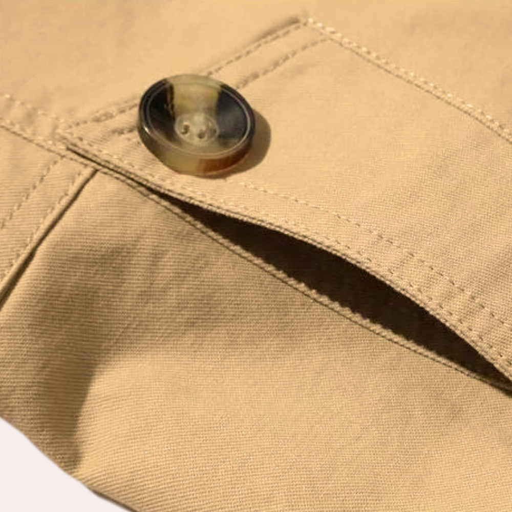 Trencz Męski Kacper - Wiatroodporny, Elegancki Na Jesień 4