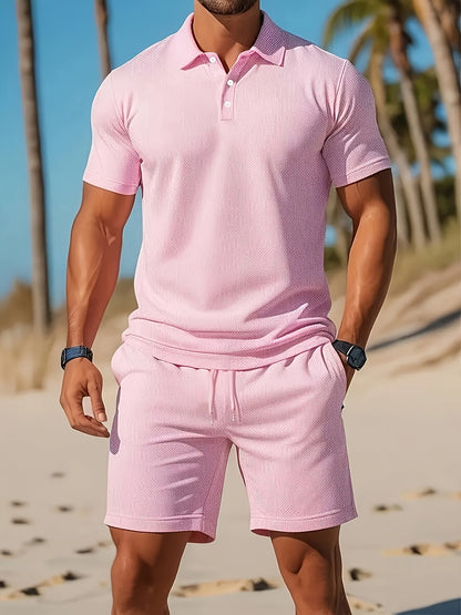 Zestaw Męski | Poloshirt i Szorty | Lato | Moda Męska