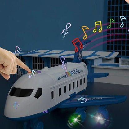 Zestaw interaktywnych lotnisk dla dzieci – duże lotnisko z samolotami, samochodami i akcesoriami 3