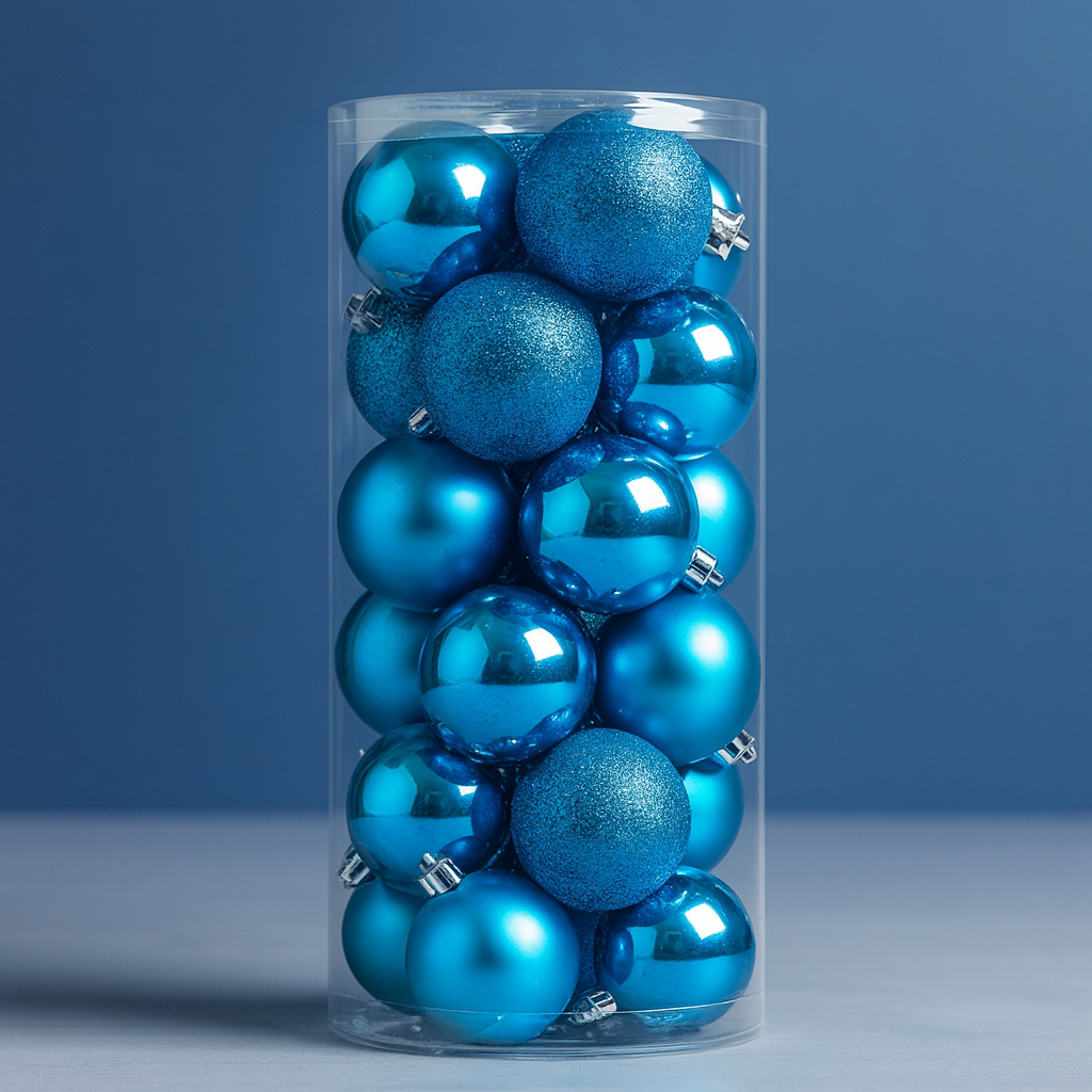 Zestaw plastikowych bombek choinkowych Ozdoby choinkowe wiszące 10