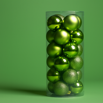 Zestaw plastikowych bombek choinkowych Ozdoby choinkowe wiszące 5