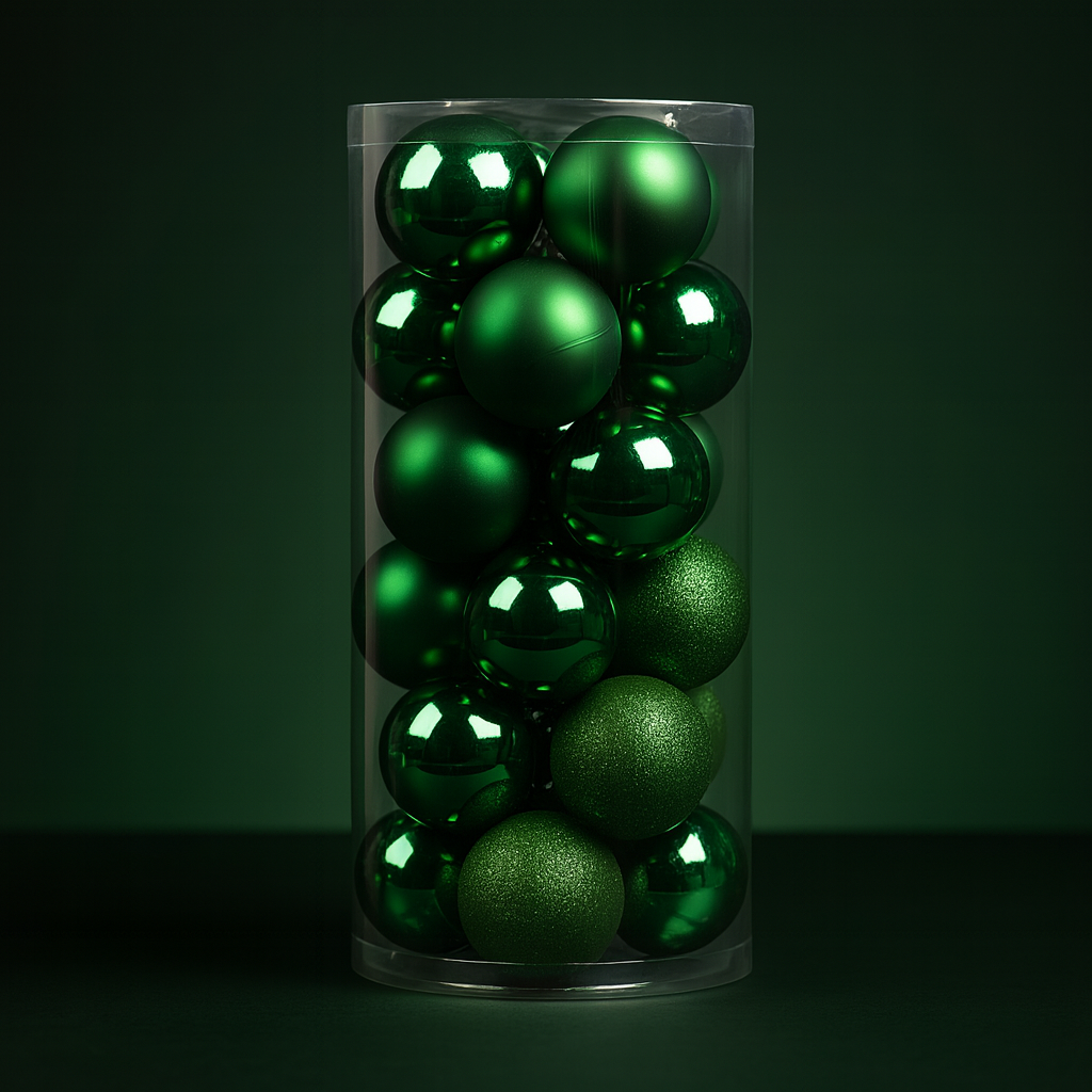 Zestaw plastikowych bombek choinkowych Ozdoby choinkowe wiszące 6