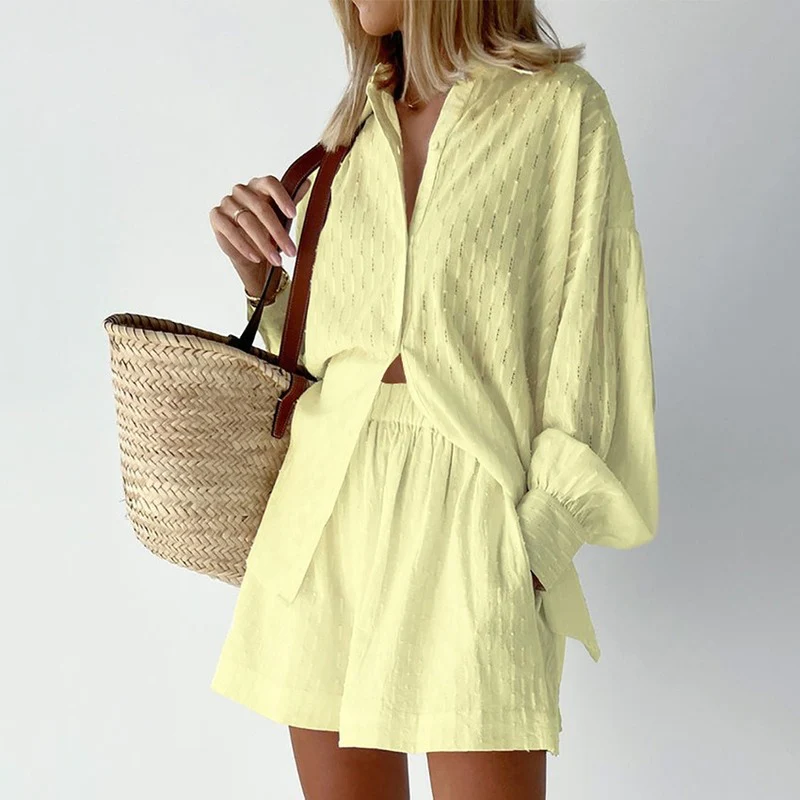Zomerset Women 2-częściowa bluzka i krótka | Letnia moda dla kobiet
