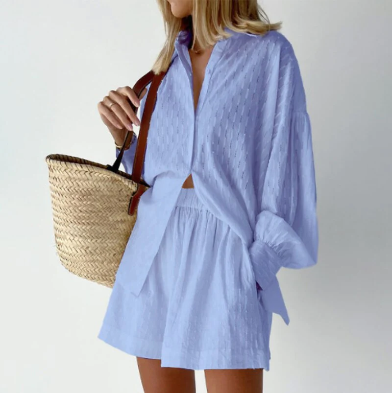 Zomerset Women 2-częściowa bluzka i krótka | Letnia moda dla kobiet