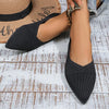 Baleriny damskie | Buty wsuwane szpic siateczkowe płaskie wiosna lato | Kinga