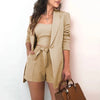 Blazer short set dames zomer | Tweedelig pak fashion vrouw | Evelien