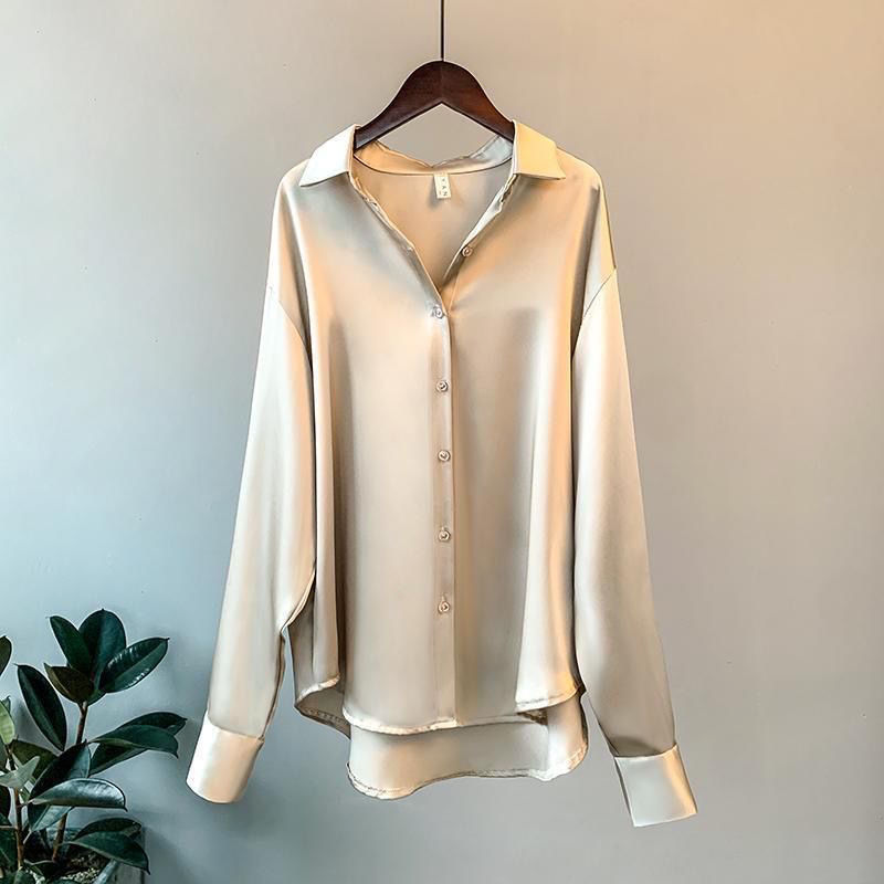 Blouse dames zomer | Lange mouwen kleding topje V-hals | Sophie