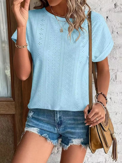 Bluzka ażurowa damska | Moda lato kobiety | Kinga