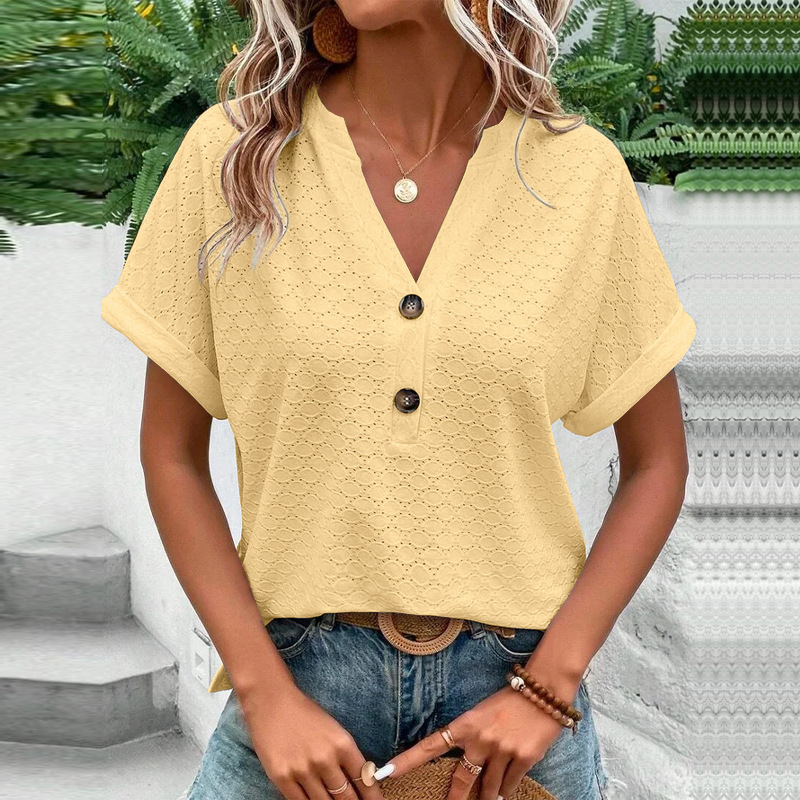 Bluzka z guzikami | Letnia elegancja w nowoczesnym stylu | Klaudia