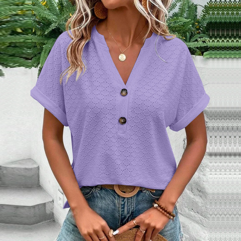 Bluzka z guzikami | Letnia elegancja w nowoczesnym stylu | Klaudia