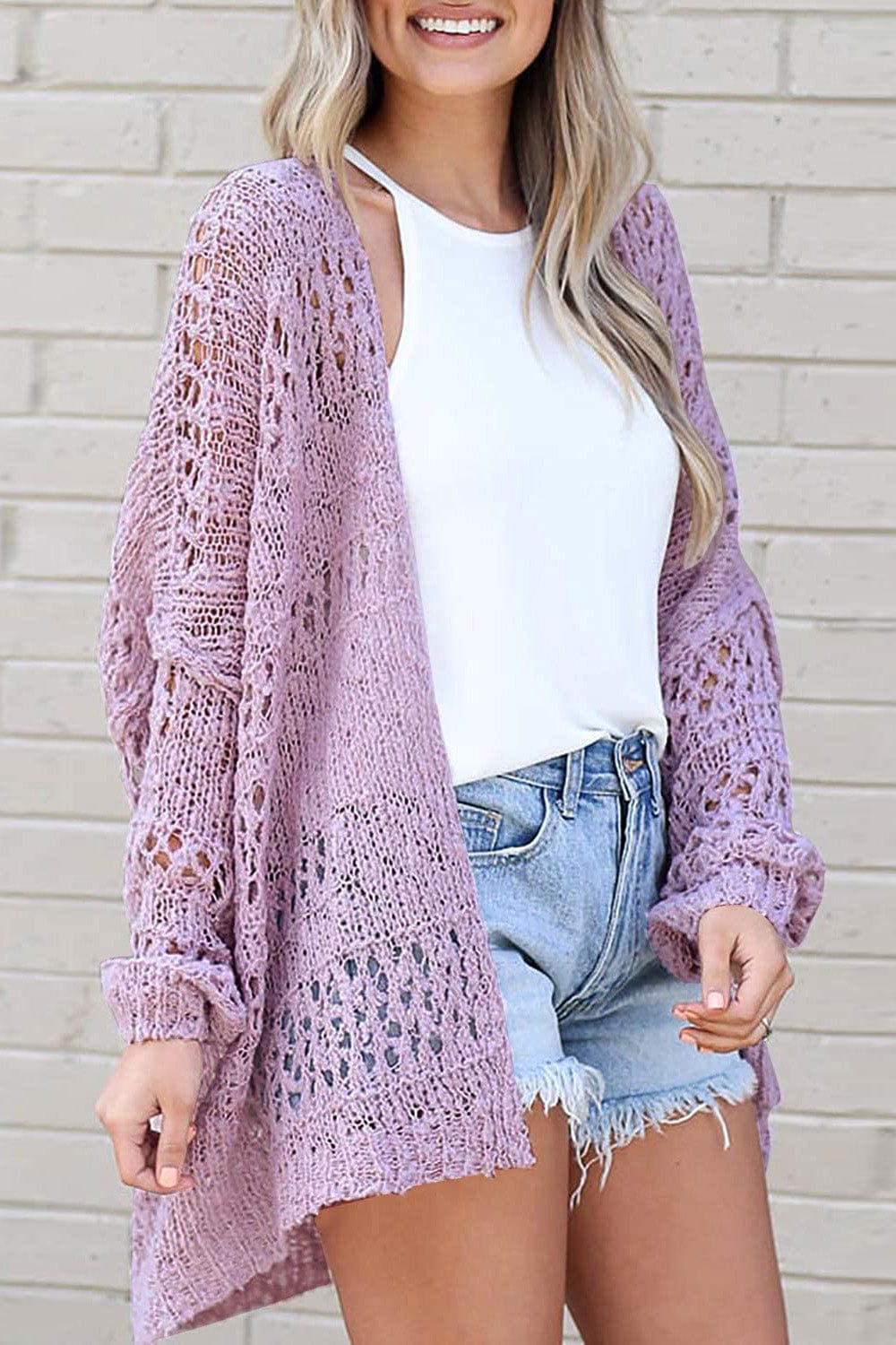 Kobiety damski kardigan | Boho na relaks | Saphira