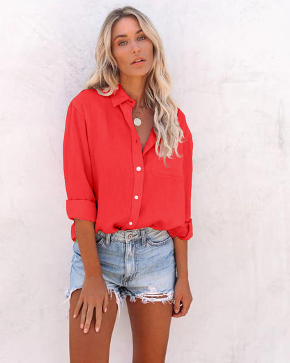 Koszula damska bawełniana | Letnia moda kobieca | Orlina