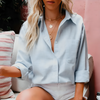 Koszula damska elegancka | Stylowa klasyka na lato | Dominika