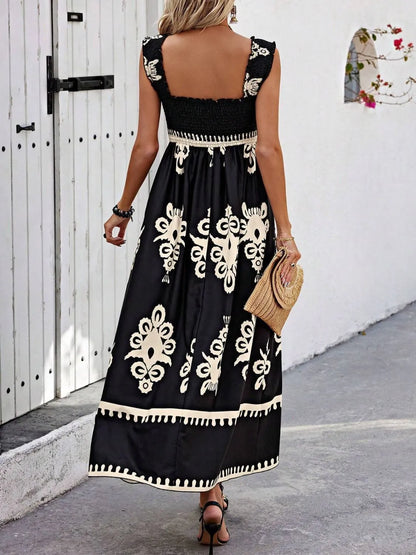 Letnia sukienka maxi damska | Moda wakacyjna styl kobiety | Amelia