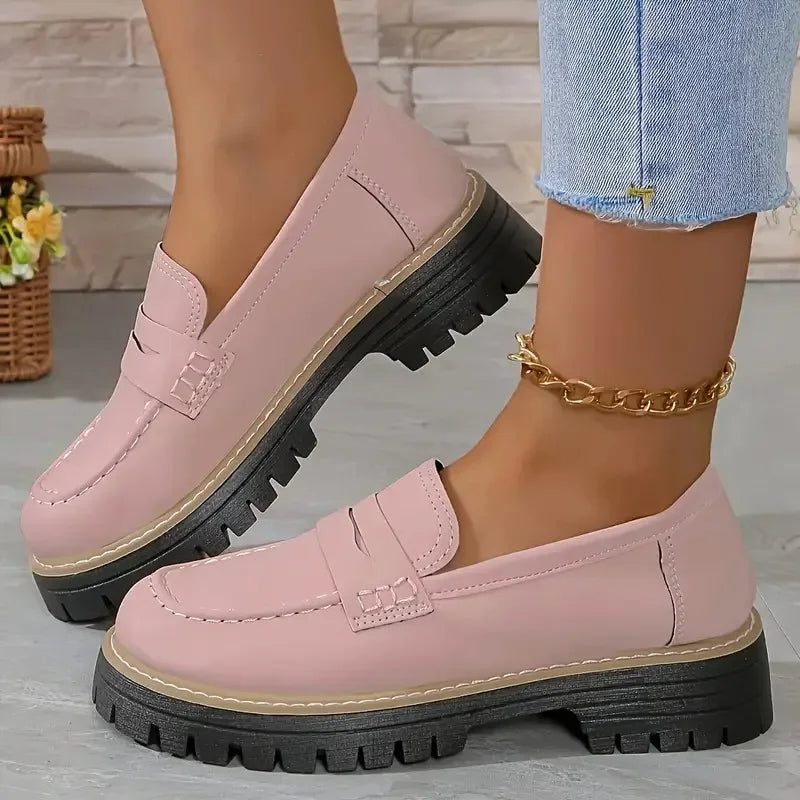 Loafers damskie na platformie | Elegancki casual styl | Calla