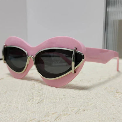 Okulary przeciwsłoneczne retro | Akcesoria letnie damskie styl vintage | Anessira