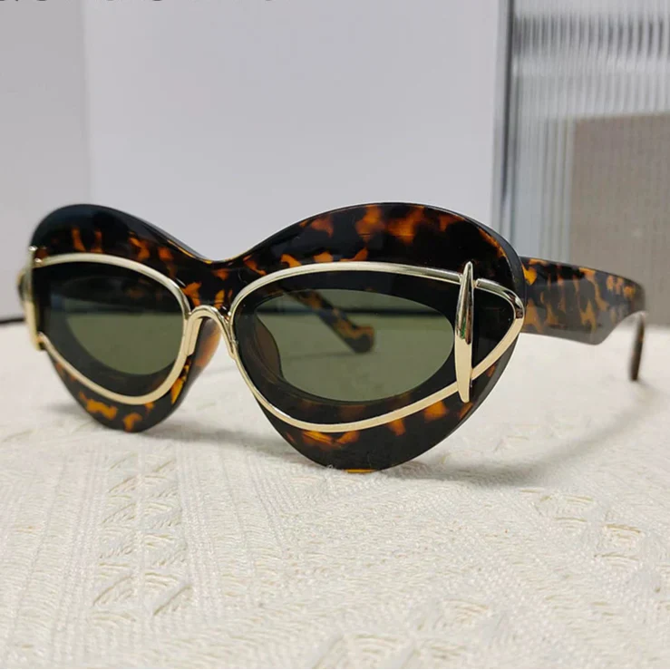 Okulary przeciwsłoneczne retro | Akcesoria letnie damskie styl vintage | Anessira