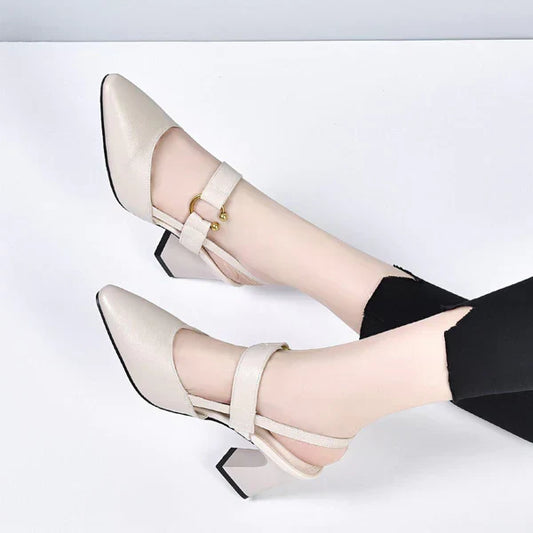 Pumps Blockabsatz | Übergangsschuhe Damen Businessmode | Clara
