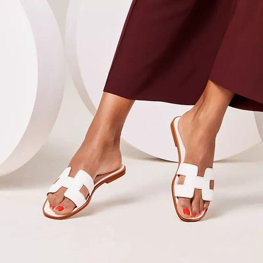 Sandały damskie Summer Boho Style z wyciętym urokiem