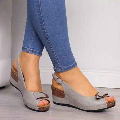 Slingpumps Keilabsatz | Sommerschuhe Damen Mode | Chayla