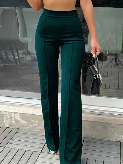 Spodnie Damskie Z Wysokim Stanem | Stylizacja Wiosna Moda Kobiety | Klara