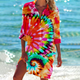 Tie-dye pomarańczowy