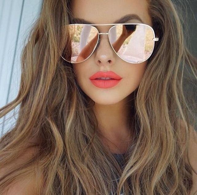 Zonnebril dames zomer | Accessoires aviator UV-bescherming zonneglazen | Zoë